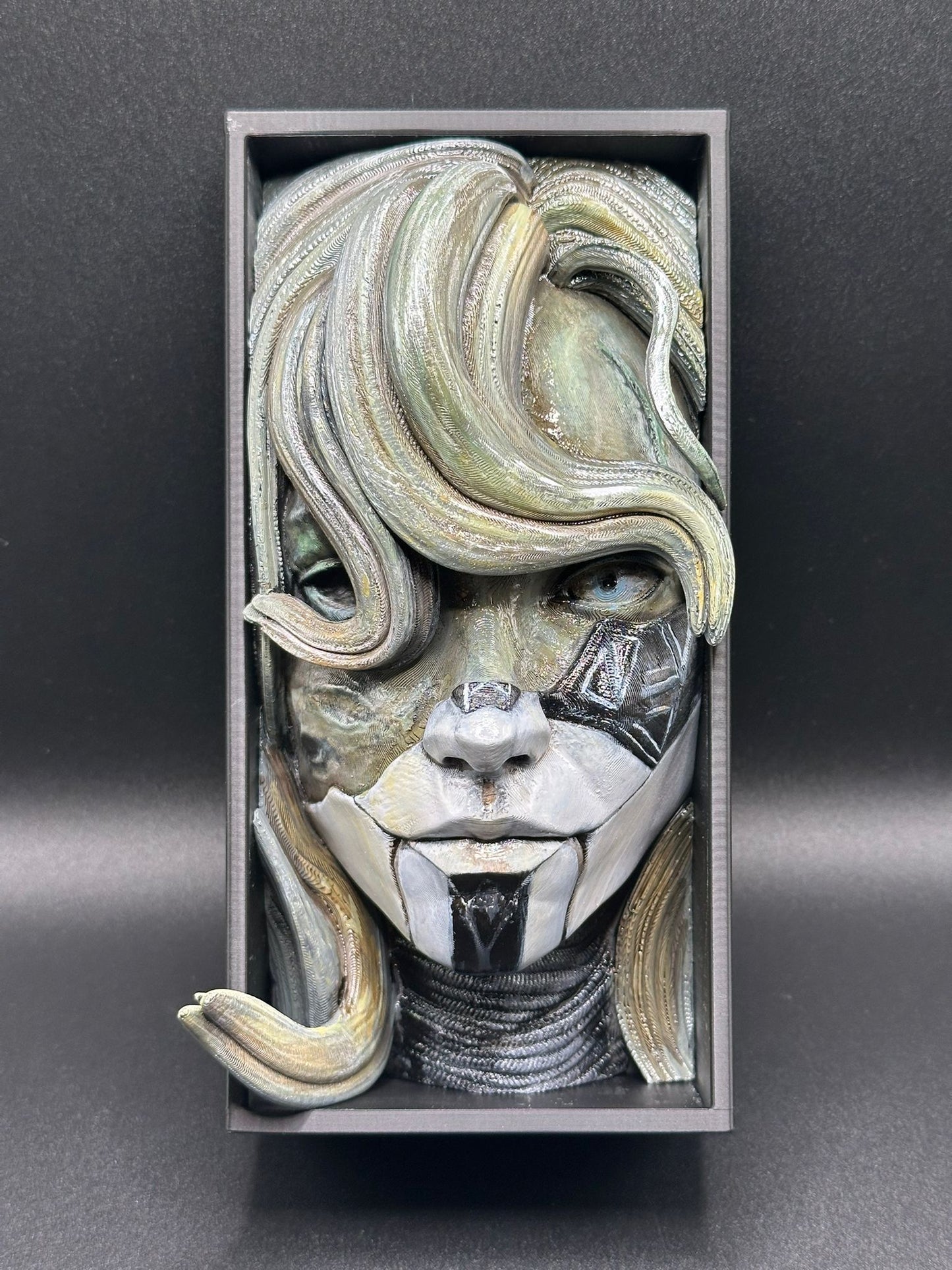 Fermalibro 3D Alicia Dipinto a Mano