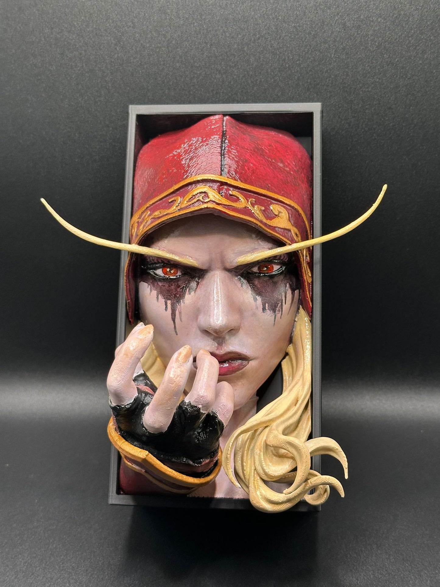 Fermalibro 3D Sylvanas Windrunner – Banshee Queen Edition Dipinto a Mano