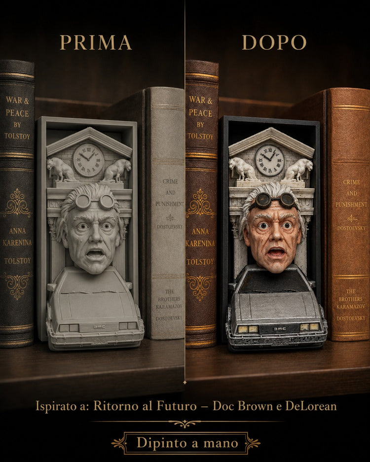 Set fermalibri cinema cult dipinti a mano