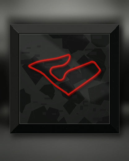 Quadro 3D circuito Red Bull Ring da parete