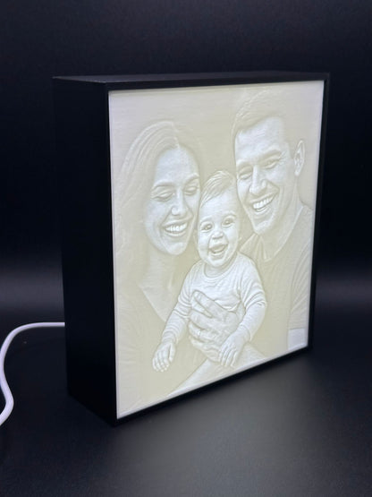 Lampada Personalizzata con Foto – La Tua Immagine si Accende (Litofania 3D)