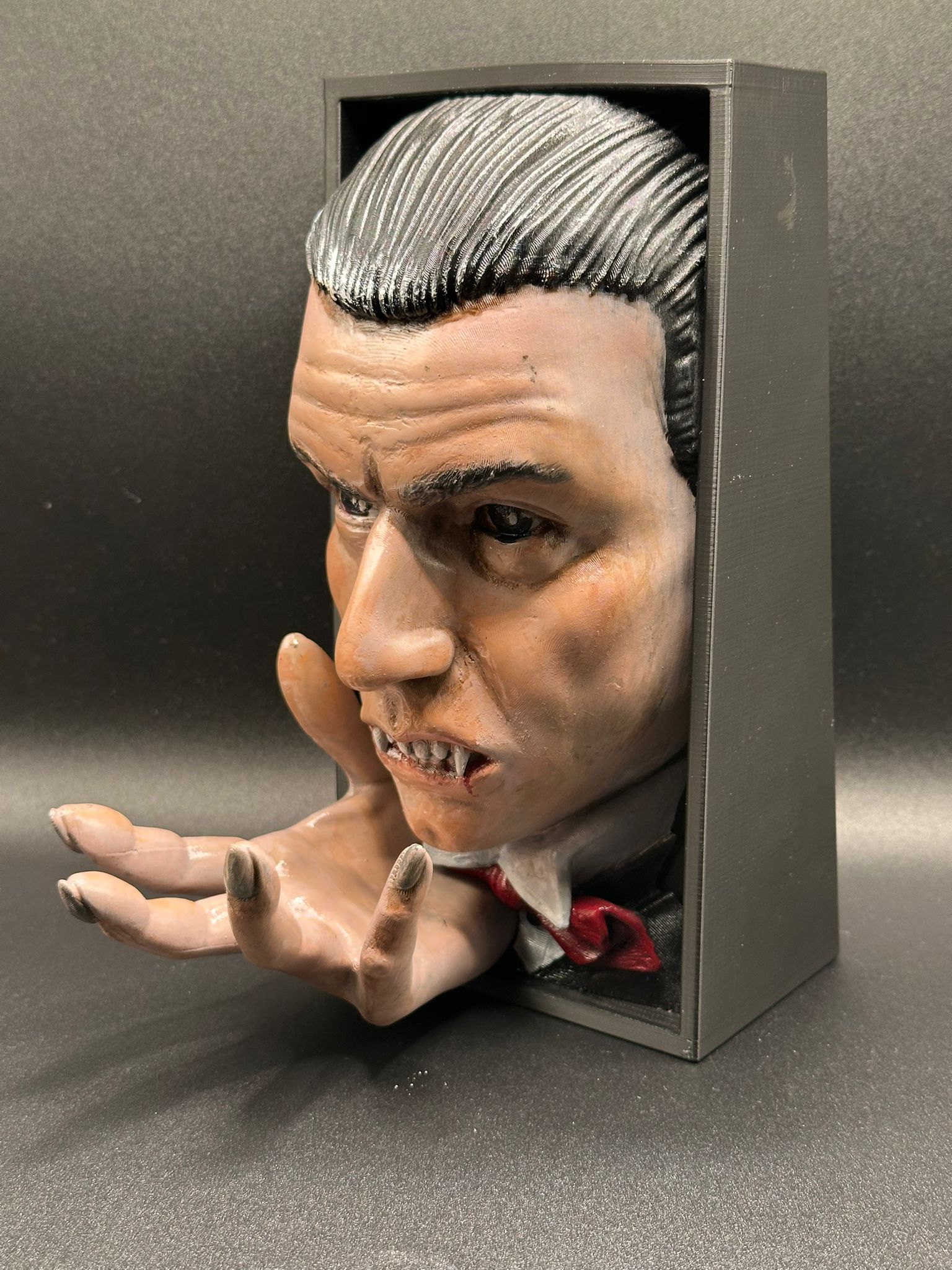 Fermalibro 3D Dracula Dipinto a Mano