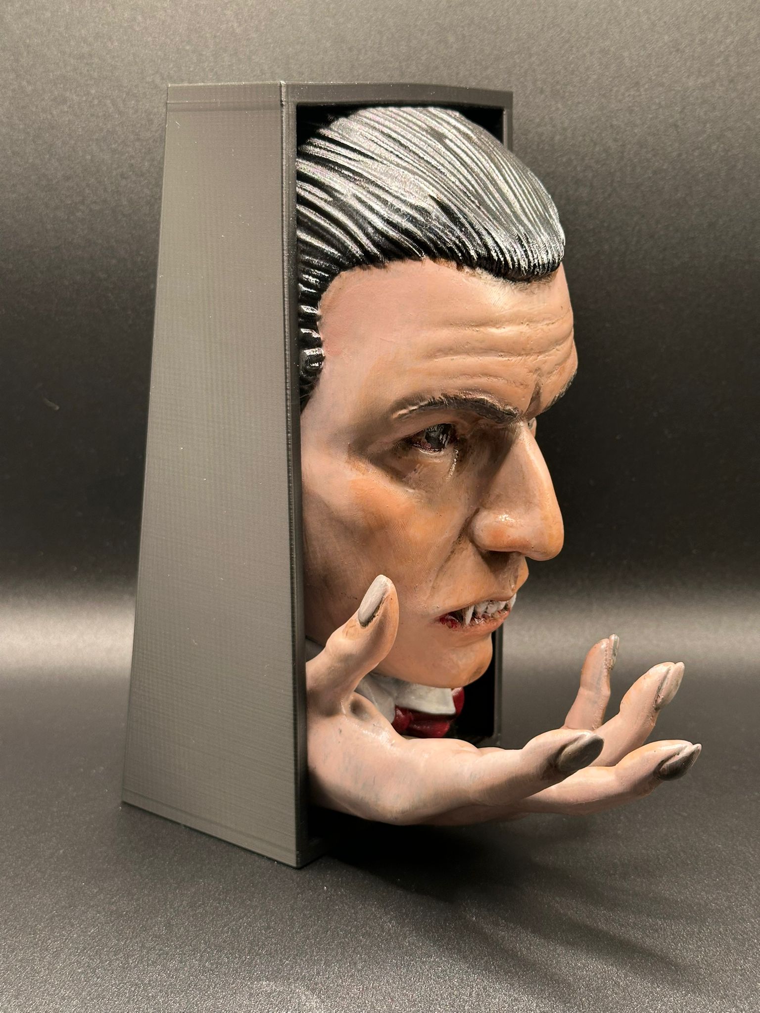 Fermalibro 3D Dracula Dipinto a Mano