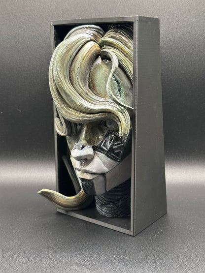 Fermalibro 3D Alicia Dipinto a Mano