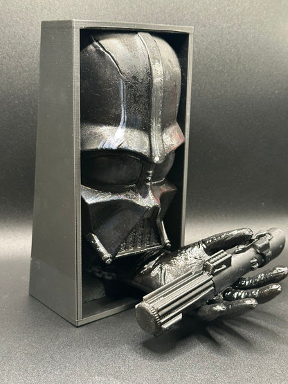Fermalibro 3D Darth Vader Dipinto a Mano