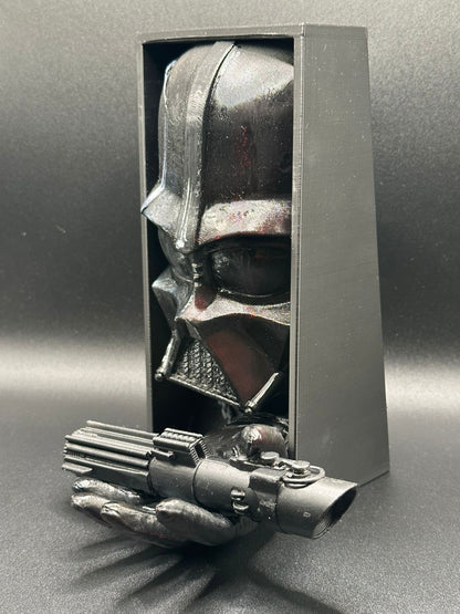 Fermalibro 3D Darth Vader Dipinto a Mano