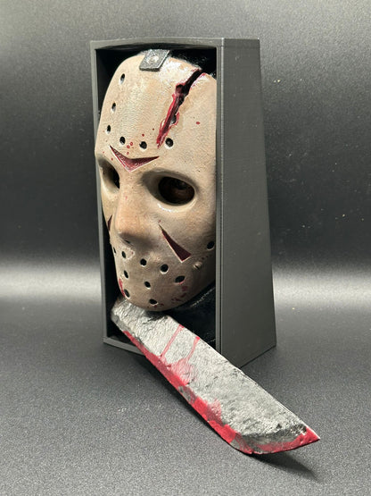 Fermalibro 3D Jason Dipinto a Mano