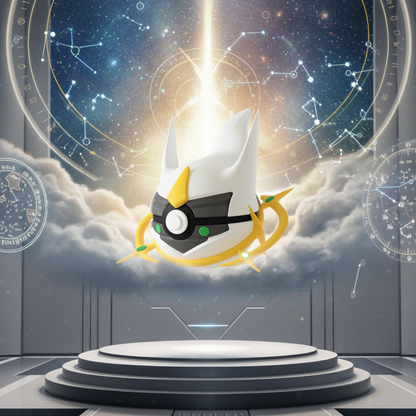 Poké Ball 3D ispirata a Arceus – Sfera decorativa da collezione (#0493)
