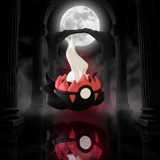 Poké Ball 3D ispirata a Darkrai – Sfera decorativa da collezione (#0491)