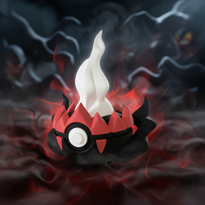 Poké Ball 3D ispirata a Darkrai – Sfera decorativa da collezione (#0491)