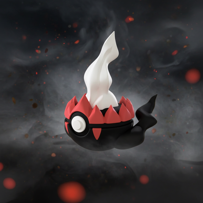 Poké Ball 3D ispirata a Darkrai – Sfera decorativa da collezione (#0491)