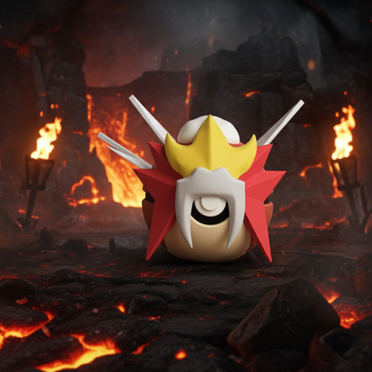 Poké Ball 3D ispirata a Entei – Sfera decorativa da collezione (#0244)