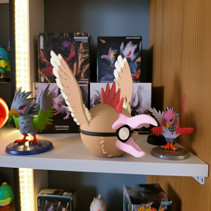 Poké Ball 3D ispirata a Fearow – Sfera decorativa da collezione (#0022)
