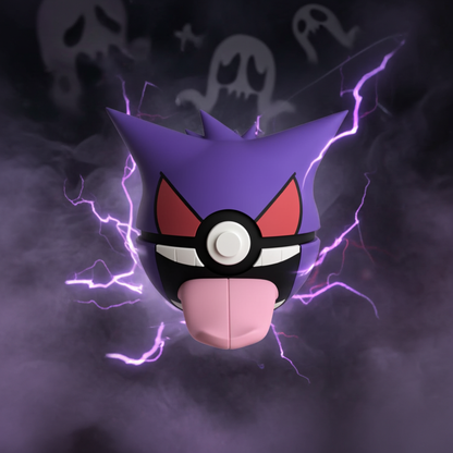 Poké Ball 3D ispirata a Gengar – Sfera decorativa da collezione (#0094)