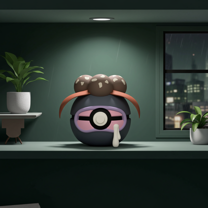 Poké Ball 3D ispirata a Gloom – Sfera decorativa da collezione (#0044)