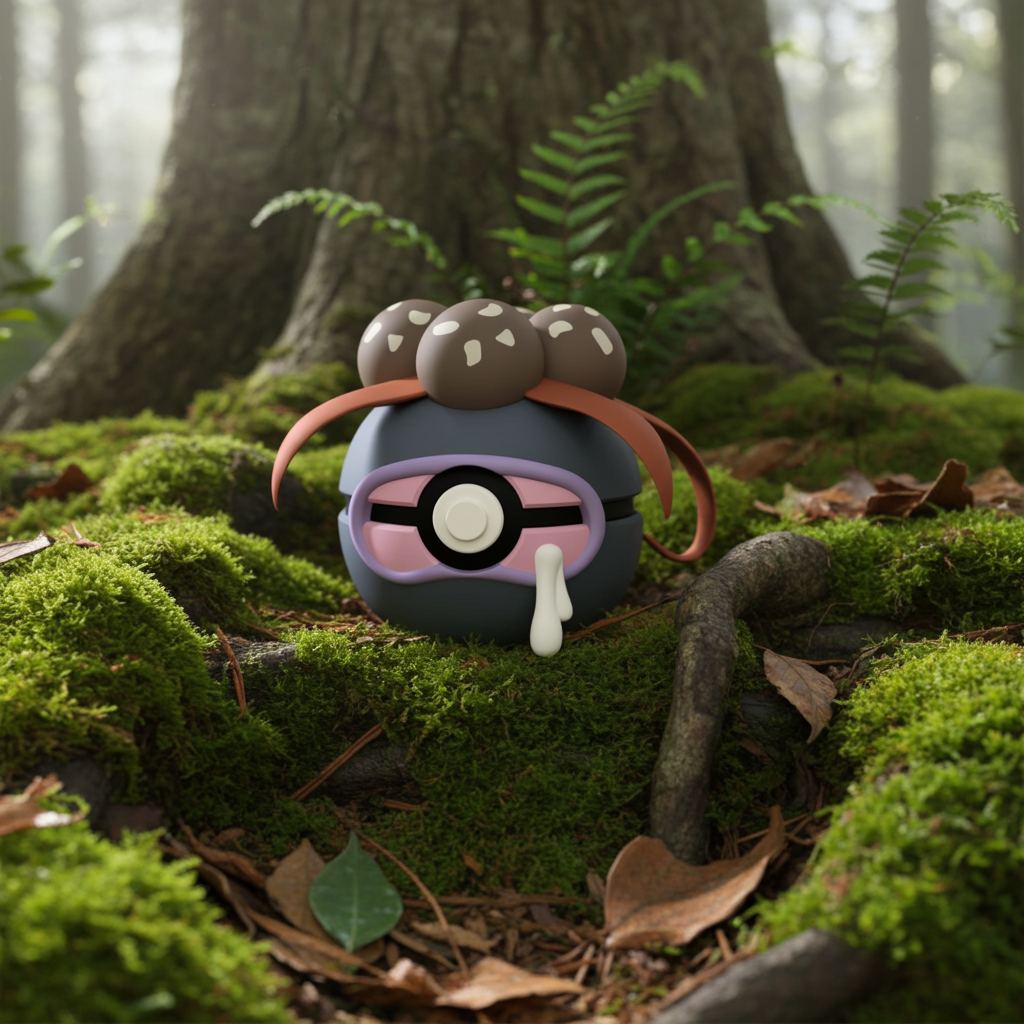 Poké Ball 3D ispirata a Gloom – Sfera decorativa da collezione (#0044)