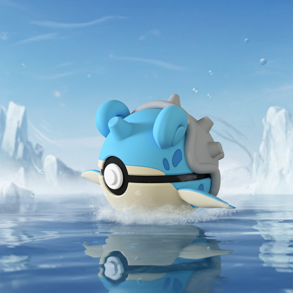 Poké Ball 3D ispirata a Lapras – Sfera decorativa da collezione (#0131)