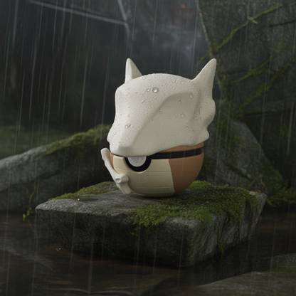 Poké Ball 3D ispirata a Marowak – Sfera decorativa da collezione (#0105)