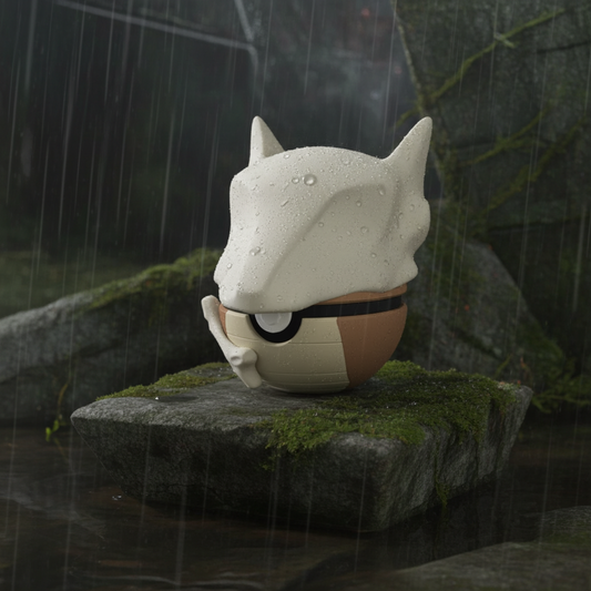 Poké Ball 3D ispirata a Marowak – Sfera decorativa da collezione (#0105)