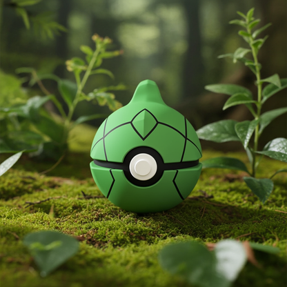 Poké Ball 3D ispirata a Metapod – Sfera decorativa da collezione (#0011)