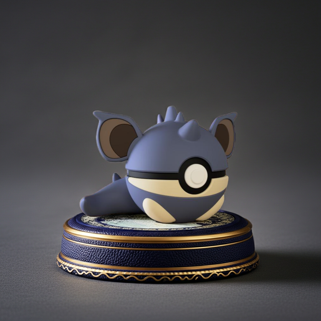 Poké Ball 3D ispirata a Nidoqueen – Sfera decorativa da collezione (#0031)