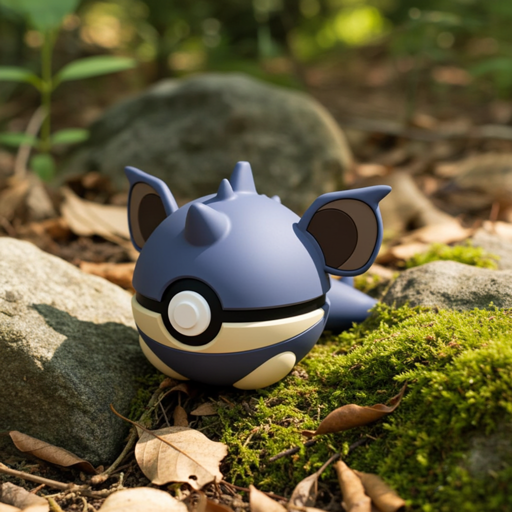 Poké Ball 3D ispirata a Nidoqueen – Sfera decorativa da collezione (#0031)