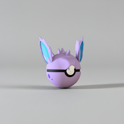 Poké Ball 3D ispirata a Nidoran♂ – Sfera decorativa da collezione (#0032)