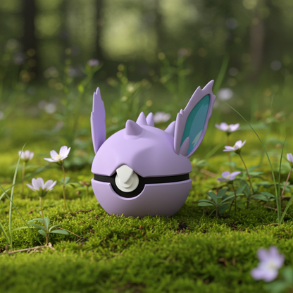 Poké Ball 3D ispirata a Nidoran♂ – Sfera decorativa da collezione (#0032)
