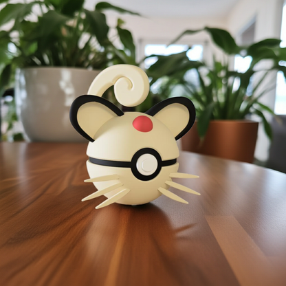 Poké Ball 3D ispirata a Persian – Sfera decorativa da collezione (#0053)
