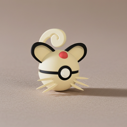 Poké Ball 3D ispirata a Persian – Sfera decorativa da collezione (#0053)