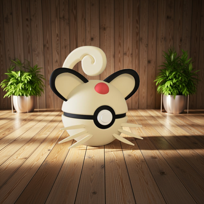Poké Ball 3D ispirata a Persian – Sfera decorativa da collezione (#0053)