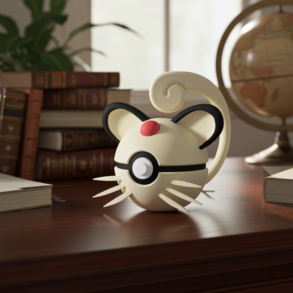 Poké Ball 3D ispirata a Persian – Sfera decorativa da collezione (#0053)
