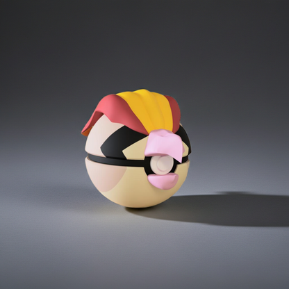 Poké Ball 3D ispirata a Pidgeot – Sfera decorativa da collezione (#0018)