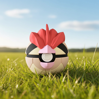 Poké Ball 3D ispirata a Pidgeotto – Sfera decorativa da collezione (#0017)