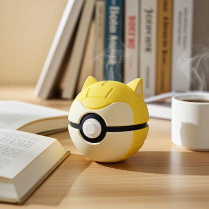 Poké Ball 3D ispirata a Sandshrew – Sfera decorativa da collezione (#0027)