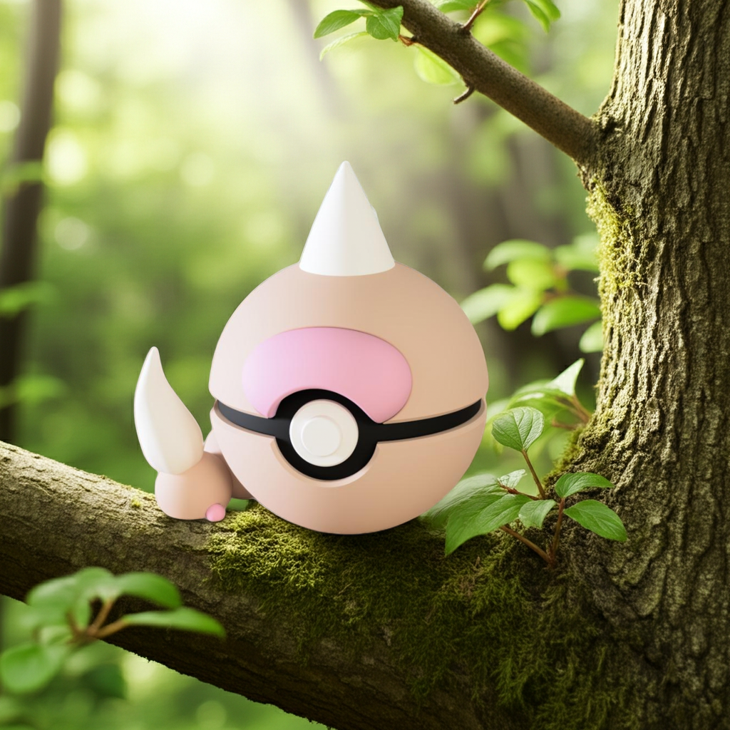 Poké Ball 3D ispirata a Weedle – Sfera decorativa da collezione (#0013)