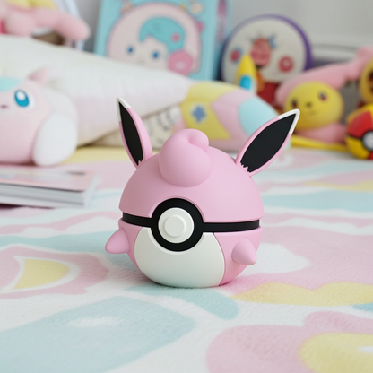 Poké Ball 3D ispirata a Wigglytuff – Sfera decorativa da collezione (#0040)