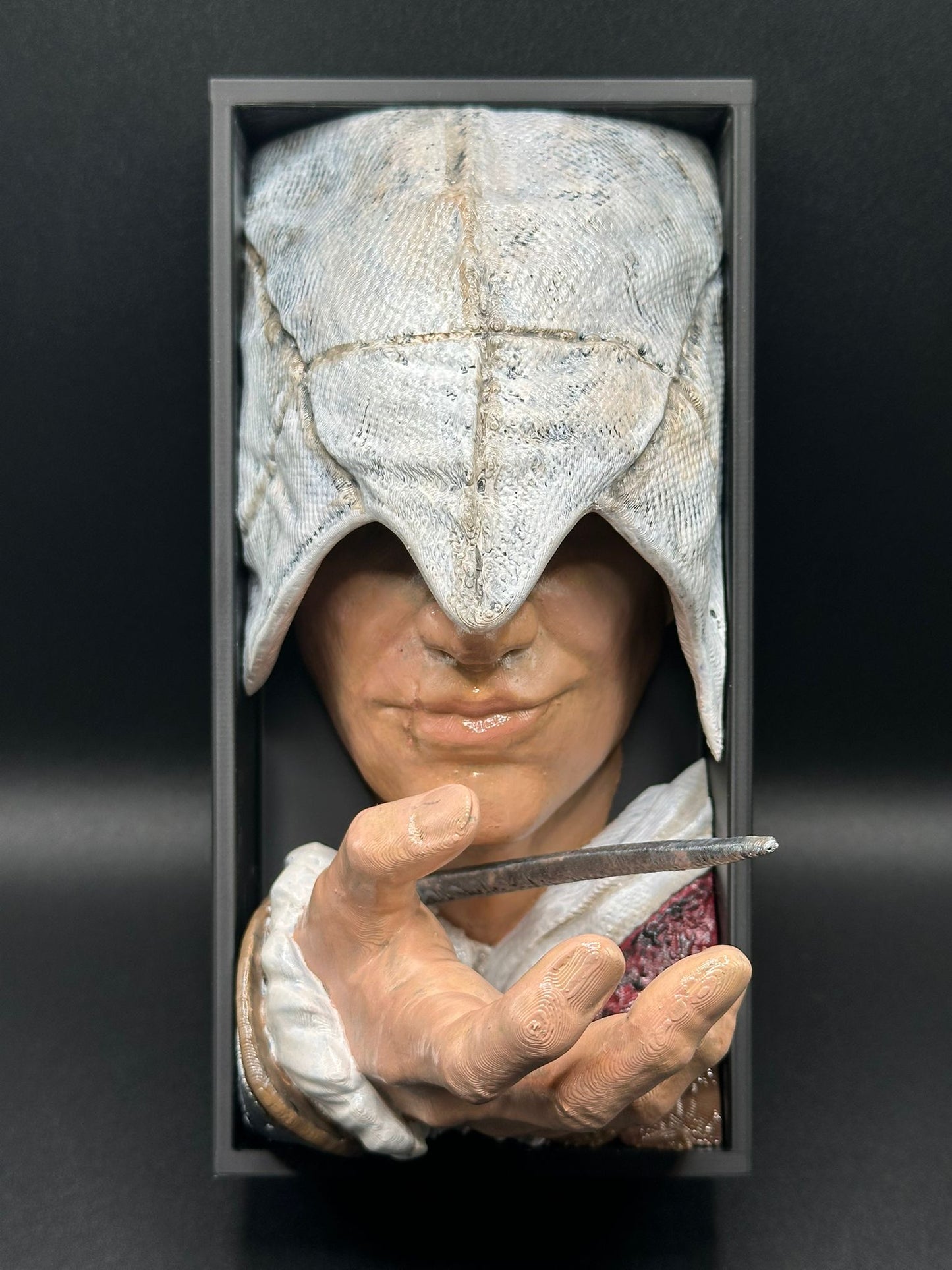 Fermalibro 3D Ezio Auditore – Assassin's Creed Dipinto a Mano