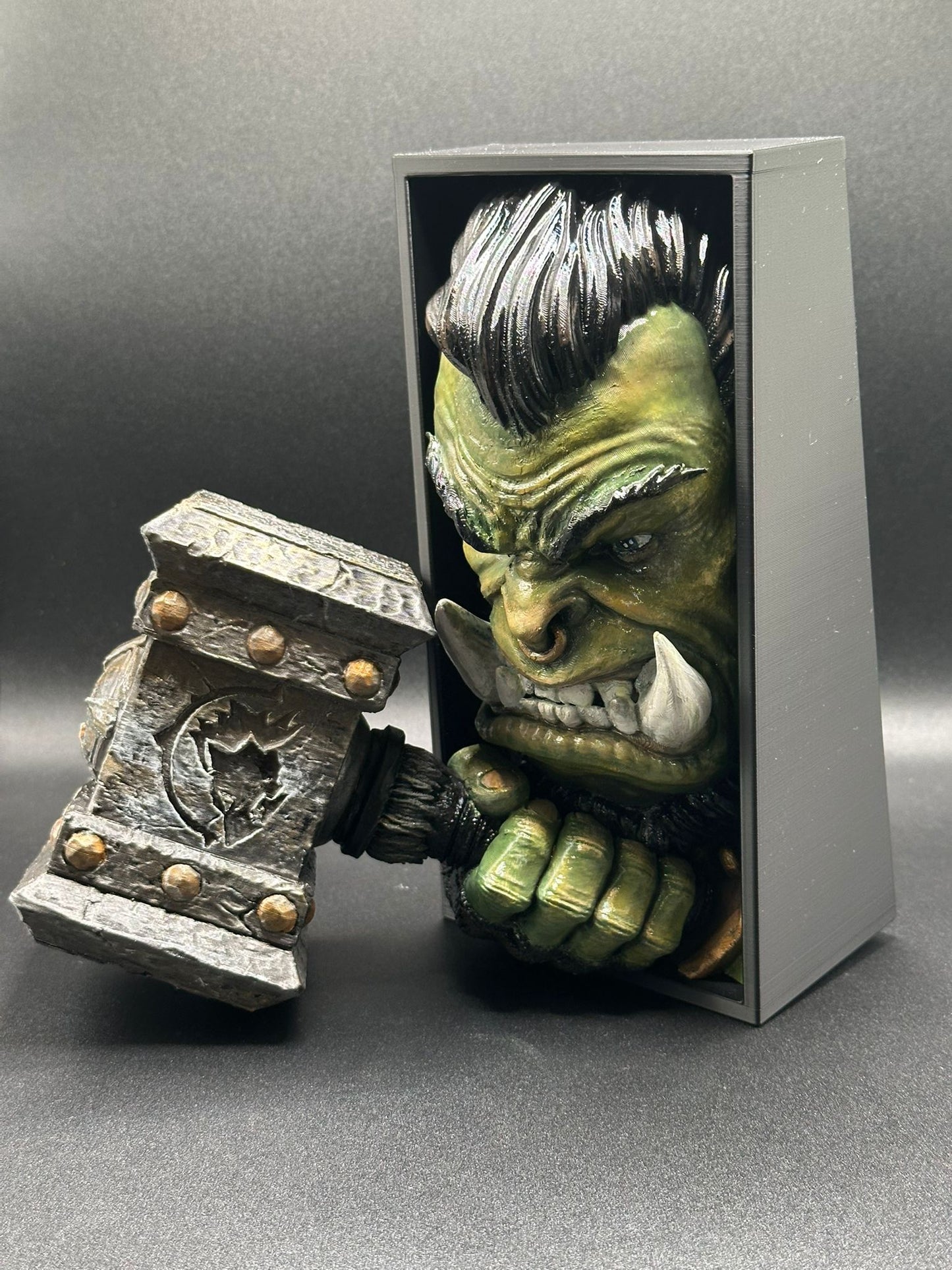 Fermalibro 3D Thrall – Warchief Edition Dipinto a Mano