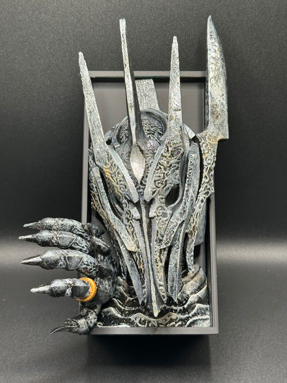 Fermalibro Sauron 3D – Edizione Oscura Dipinta a Mano