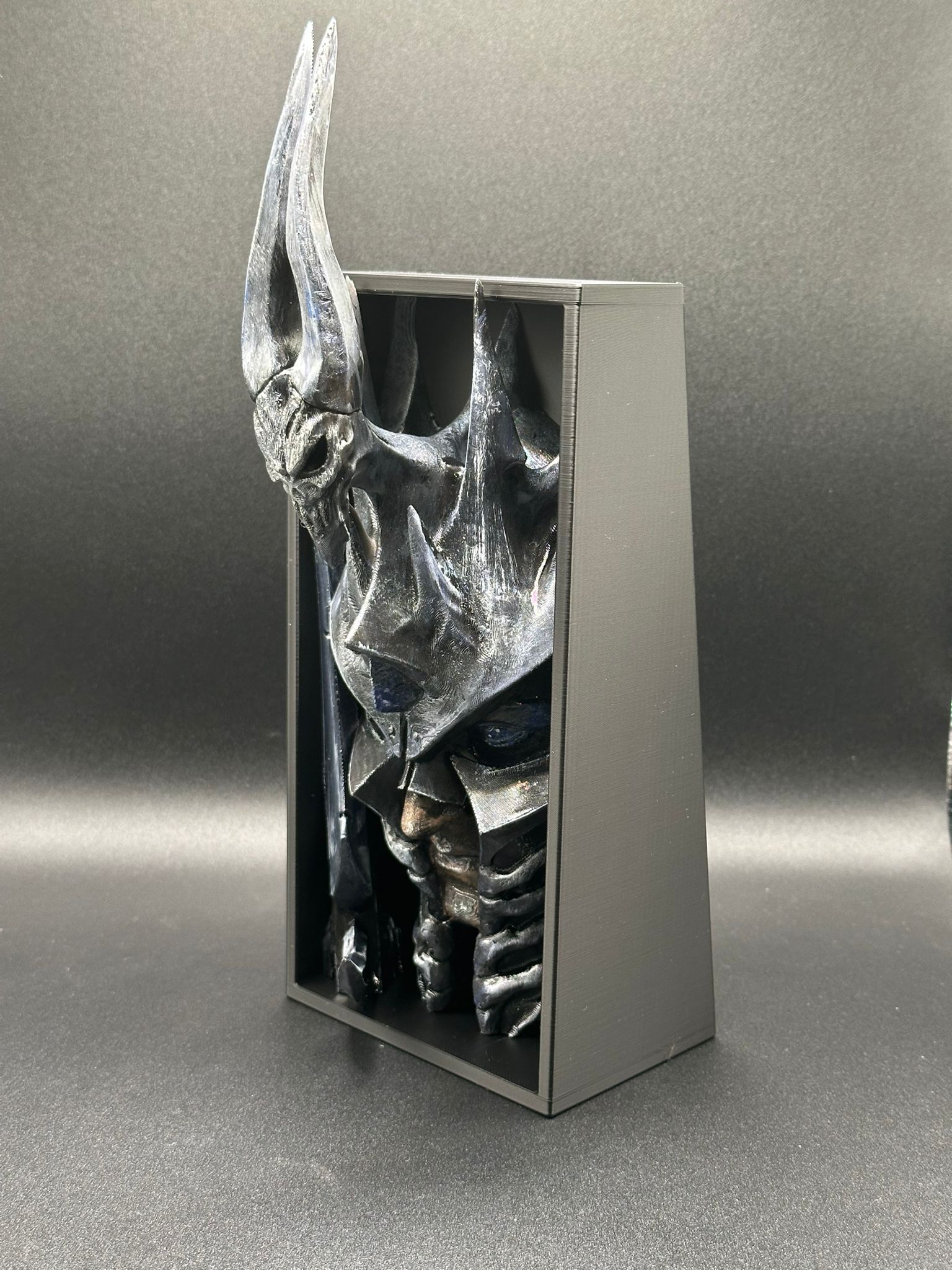 Fermalibro 3D Arthas – Lich King Edition Dipinto a Mano