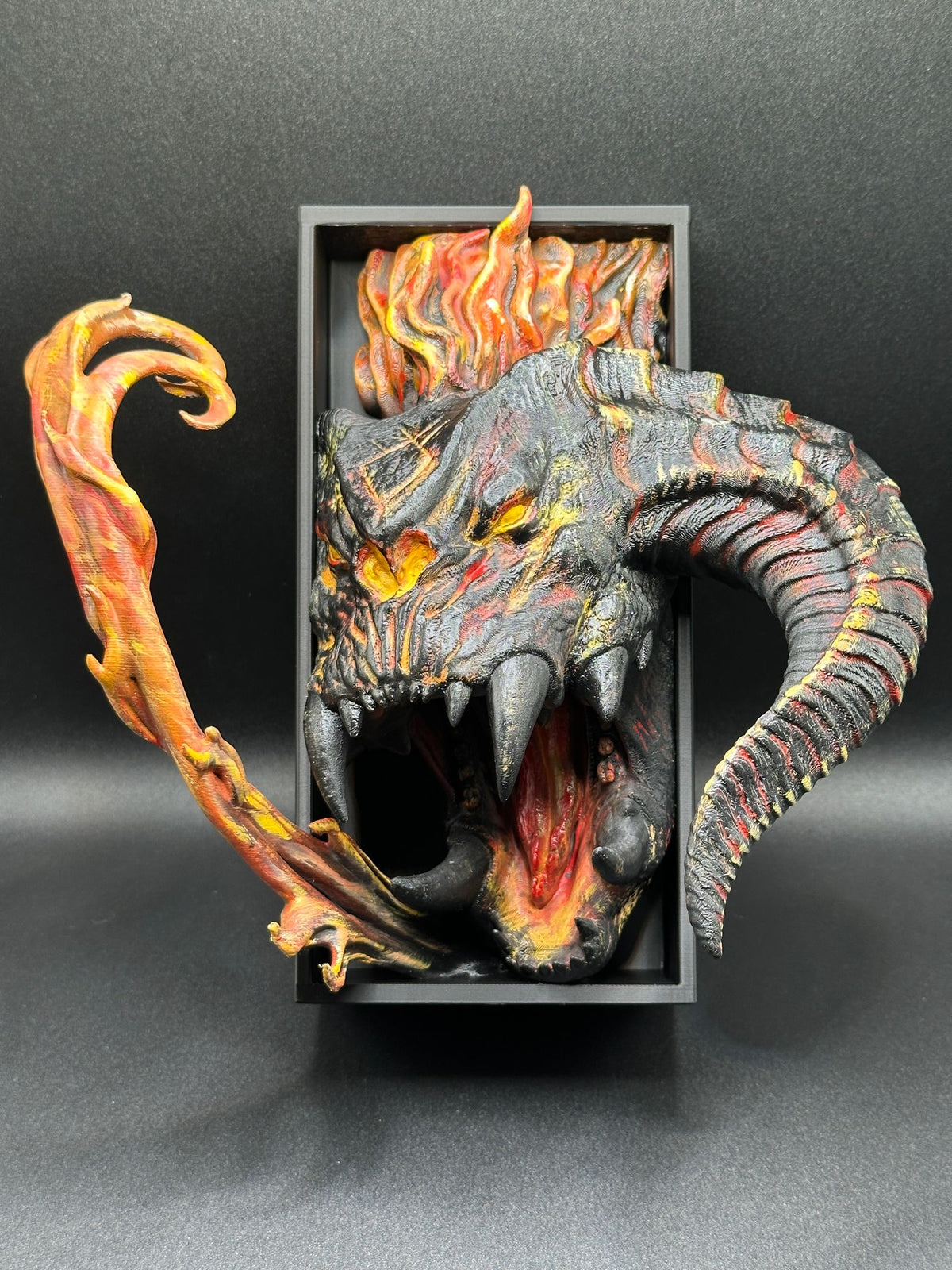 Fermalibro 3D Balrog Dipinto a Mano