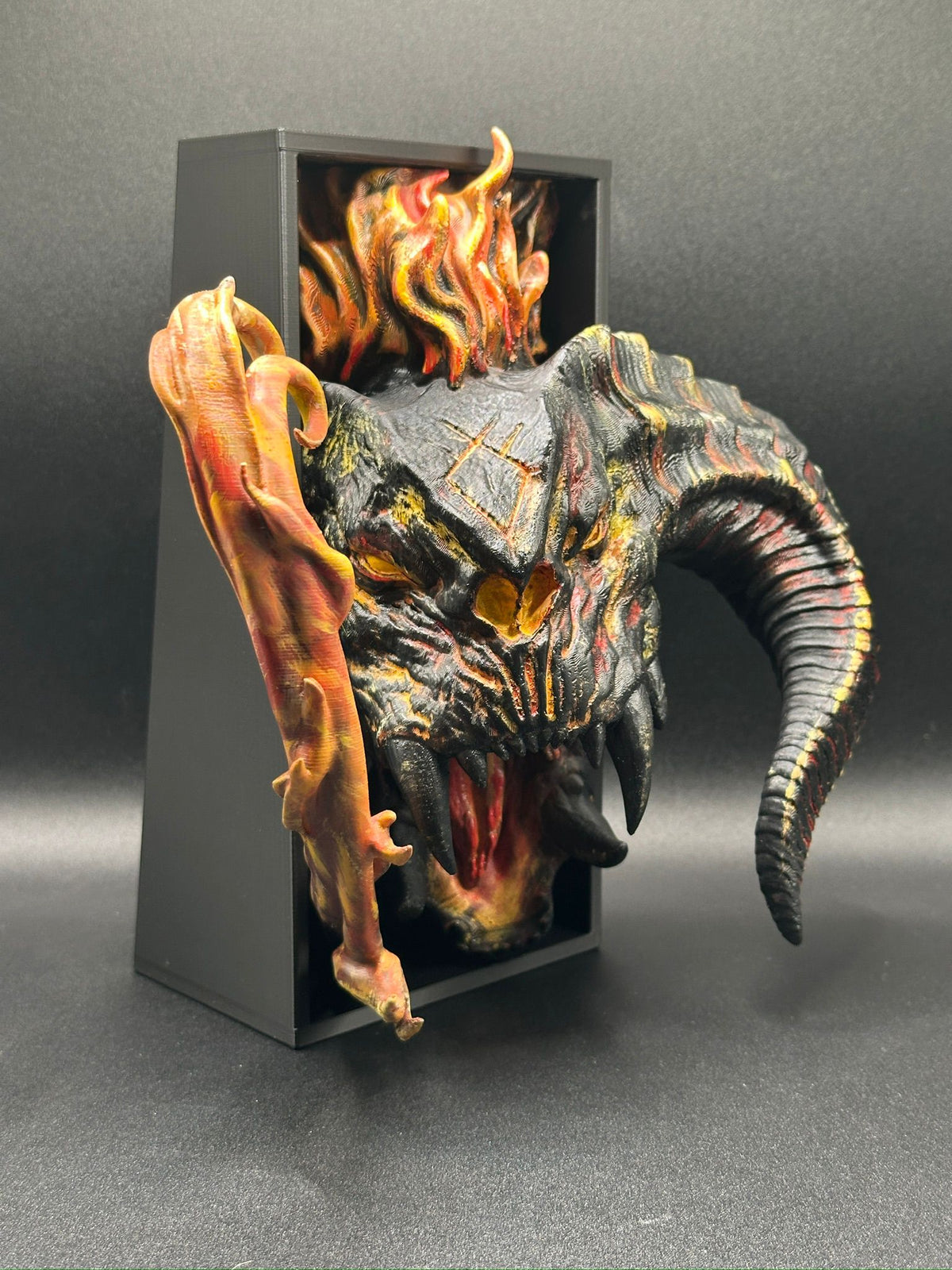 Fermalibro 3D Balrog Dipinto a Mano