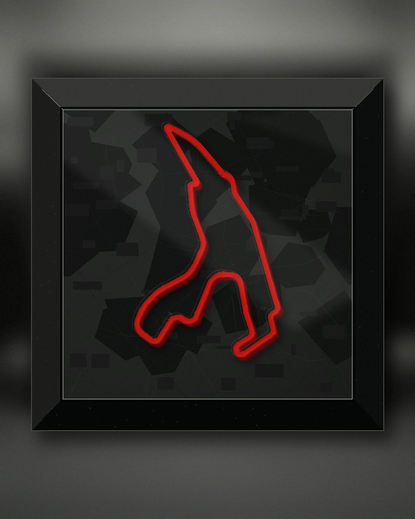 Quadro 3D circuito Spa-Francorchamps da parete