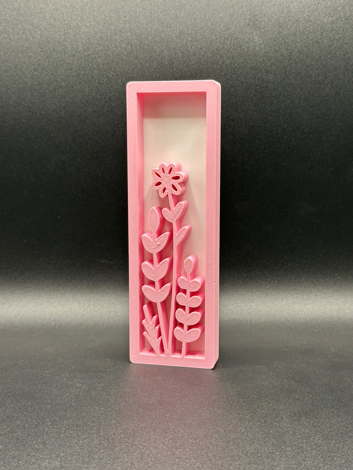 Lettera 3D floreale personalizzata rosa - Livoncraft3D