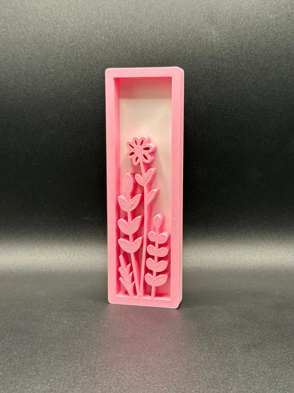 Lettera 3D floreale personalizzata rosa - Livoncraft3D