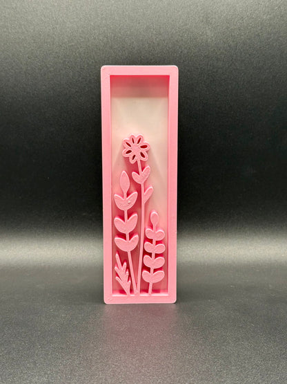 Lettera 3D floreale personalizzata rosa - Livoncraft3D