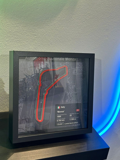 Quadro 3D circuito Monza - in ambiente